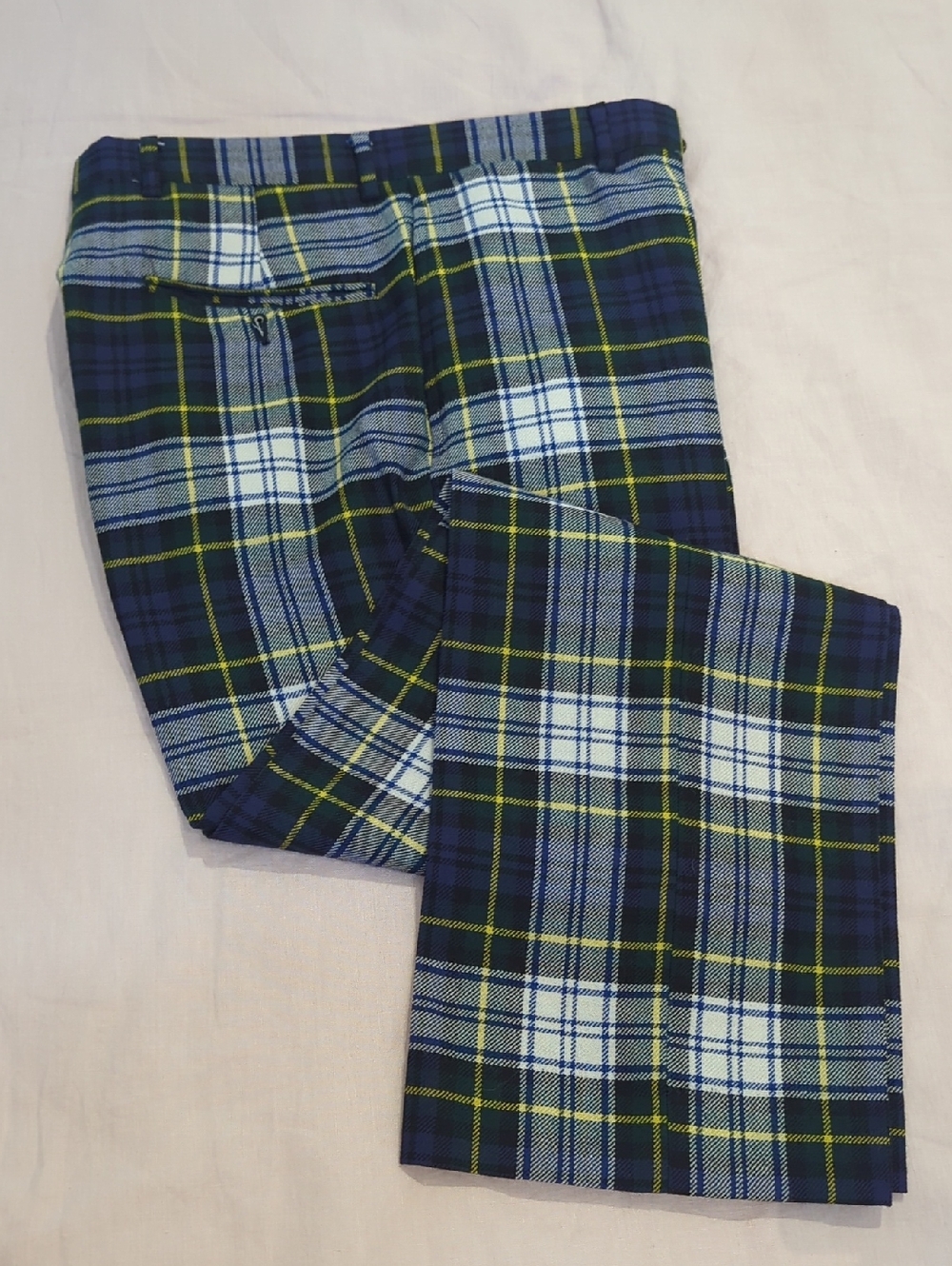 Tommy Hilfiger Wool Plaid Dress Golf Pants